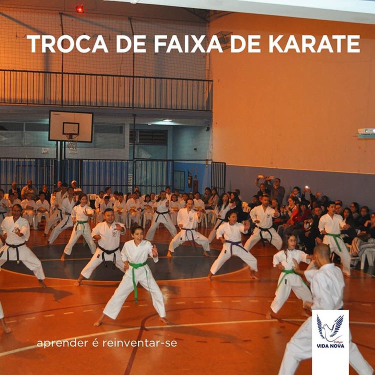 Troca De Faixa Do Karate Colégio Vida Nova 