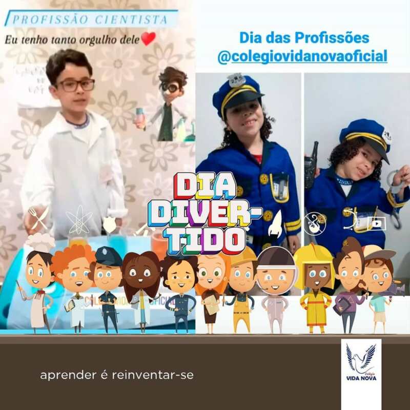 Dia Divertido: Dia das Profissões - Colégio Vida Nova