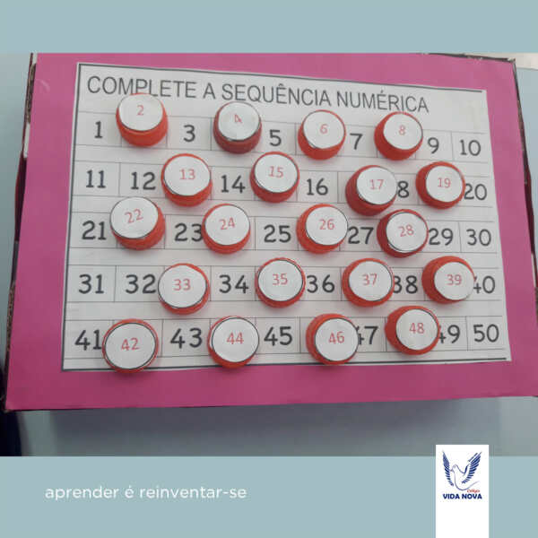 Jogo da Sequência Numérica - Colégio Vida Nova